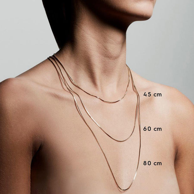 Pilgrim - Necklace Chain Nancy Rose Gold Plated 45cm