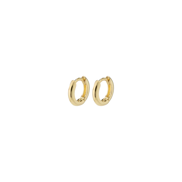 Pilgrim - Mini Tyra Recycled Chunky Huggie Hoop Earrings Gold Plated