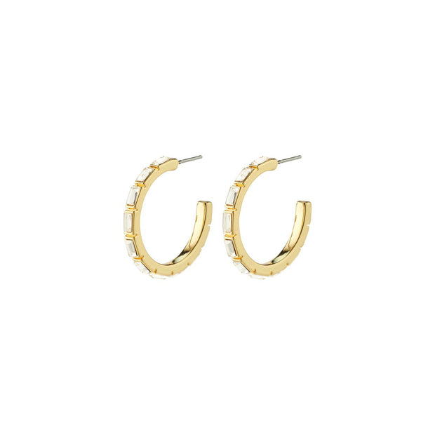 Pilgrim - RUE Recycled Hoop Earrings in Gold