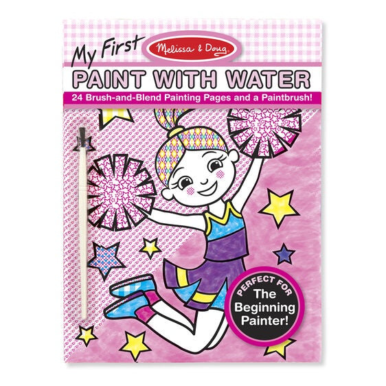 Melissa and Doug Paint With Water Cheerleaders, Flowers & Fairies