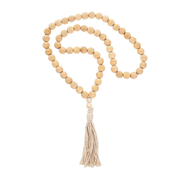 Indaba Tassel Blessing Beads - Natural