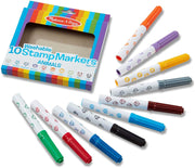 Melissa and Doug - 10 Stamp Markers Animals