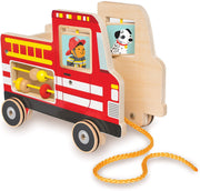 The Manhattan Toy Company Pull Toy Fire Truck