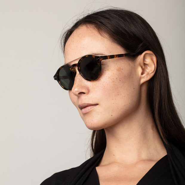 Pilgrim - Sunglasses Carrie Silver and Brown