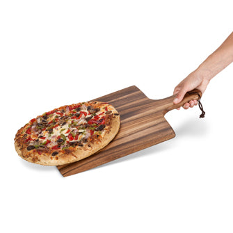 Abbott Square Wood Pizza Board with Strap