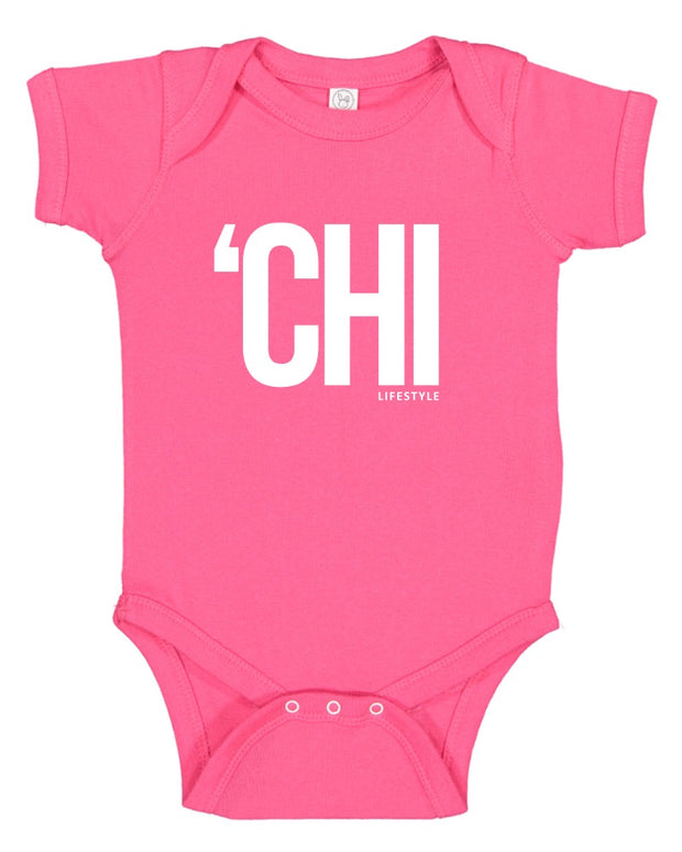 'CHI Lifestyle Infant Onesie Hot Pink
