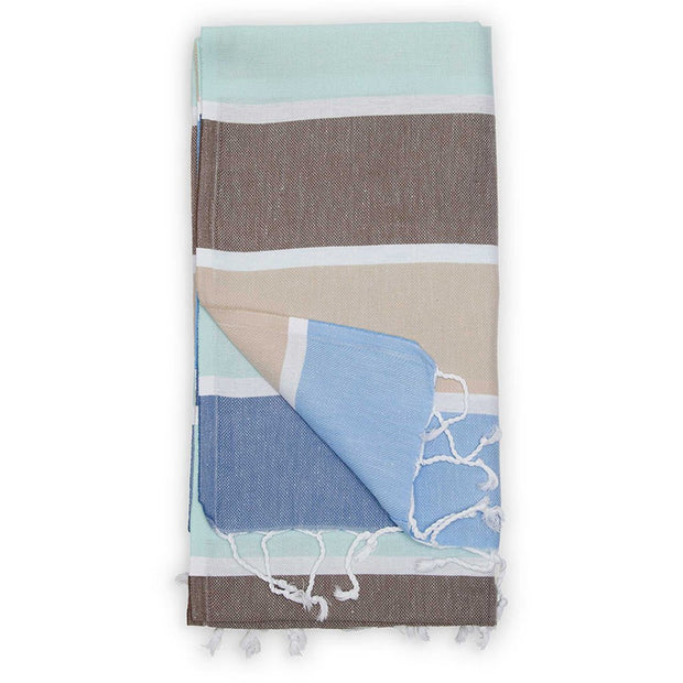 Pokoloko Turkish Towel - Stripe Water