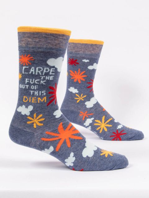Blue Q - Men's Socks Carpe Diem