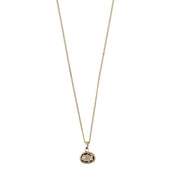 Pilgrim - Necklace Air Gold Plated Grey