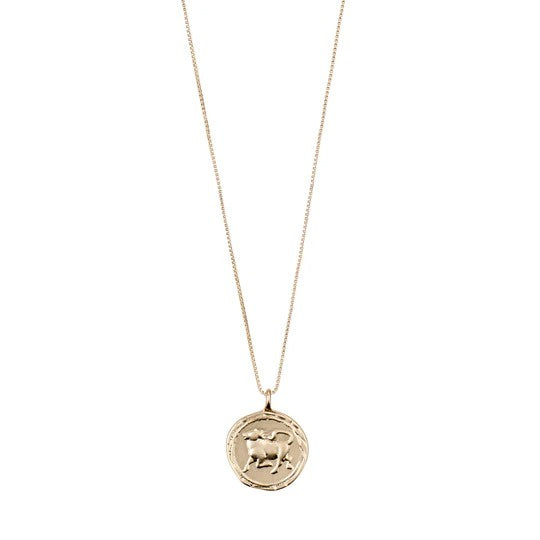 Pilgrim - Necklace Horoscope Gold Plated Taurus