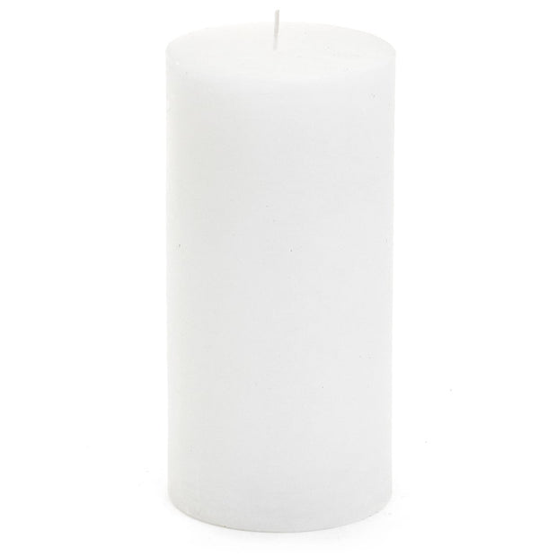 ADV - Rustic White Pillar Candle Holder 3" x 6"