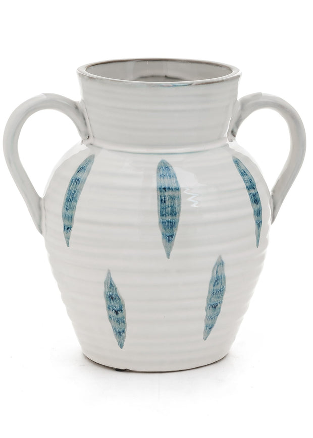 ADV - Cera Vase White - Blue