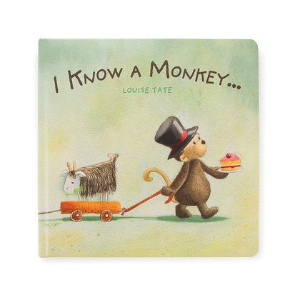 JellyCat Book - I Know A Monkey