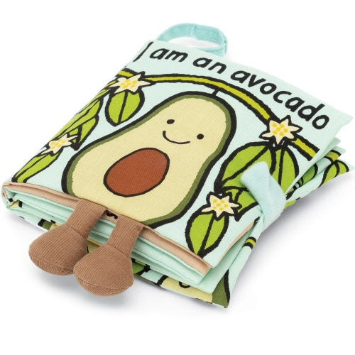JellyCat - I Am An Avocado Fabric Book