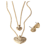 Pilgrim - Earring and Necklace Set Asta Gold Plated