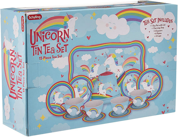 Schylling - Tin Tea Set Unicorn