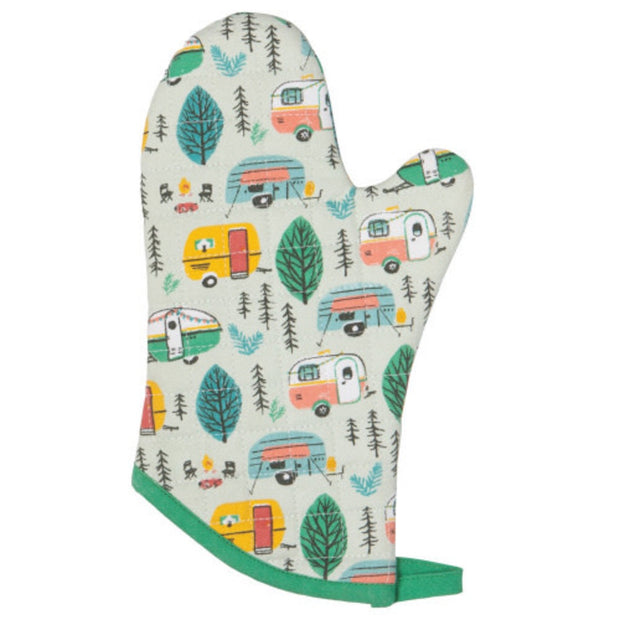 Now Designs Oven Mitt Happy Camper