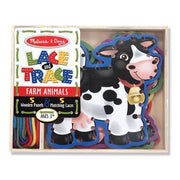 Melissa and Doug Wooden Panels and Laces - Farm Animals