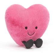 JellyCat Small Amusable Hot Pink Heart