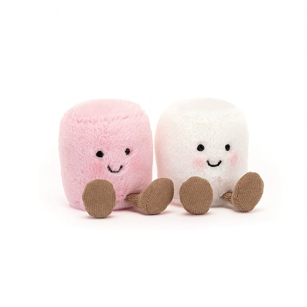 JellyCat Amusable Pink and White Marshmallows