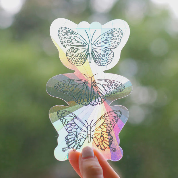 Elyse Breanne Design - Butterflies Sun Catcher Window Decal