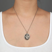 Pyrrha - Talisman Angels 30" Sterling Silver Necklace