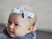 Babywisp - Acorn Print Headband Bows 2 pack 3m+