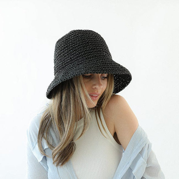 Gigi Pip - Sal Crochet Bucket Hat in Black – Urban Nest