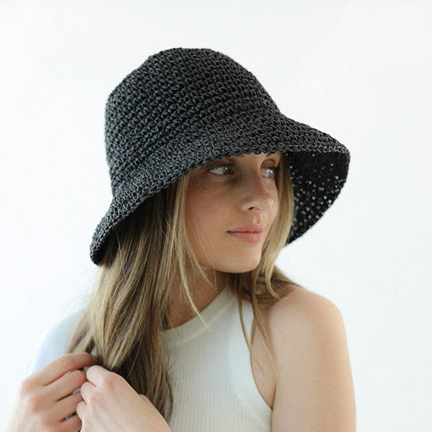 Gigi Pip - Sal Crochet Bucket Hat in Black – Urban Nest