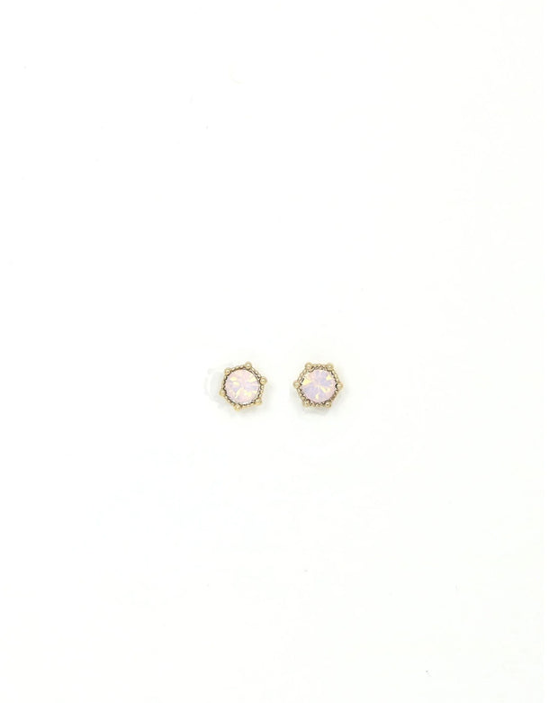 Lover's Tempo - Astrid Stud Earrings Pink Opal