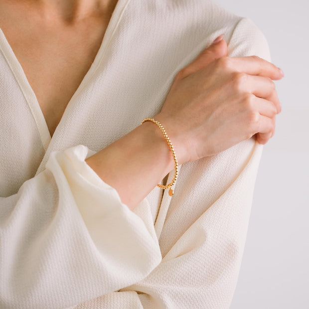 Lover's Tempo - Golden Hour Stretch Bracelet Gold Small