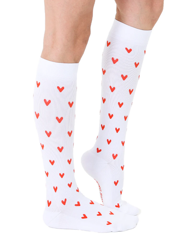Living Royal - Compression Knee High Socks Hearts