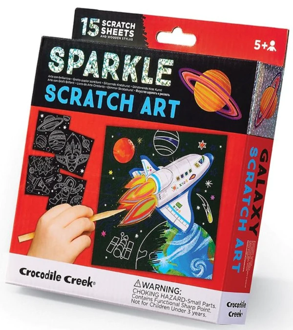 Crocodile Creek - Sparkle Scratch Galaxy
