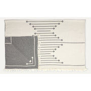 Pokoloko - Turkish Towel XL Arrow Grey/White