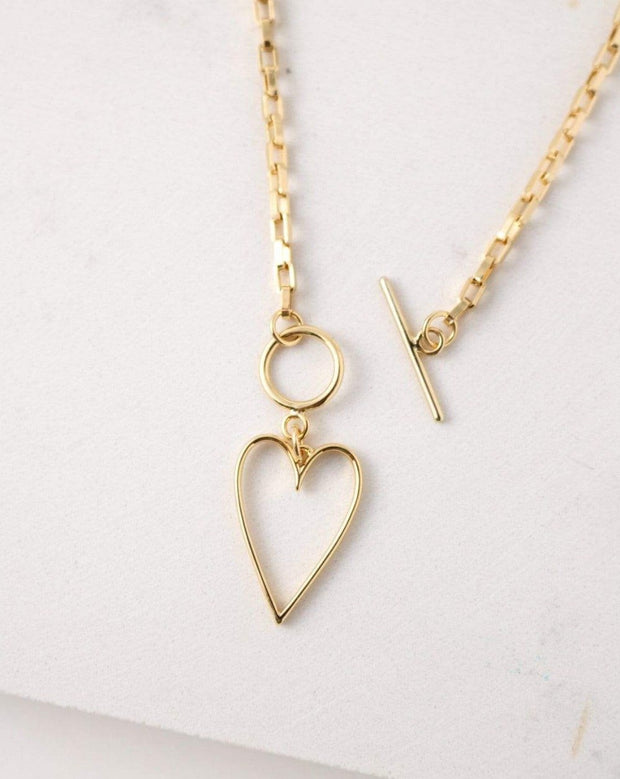 Lover's Tempo - Lovestruck Heart Necklace Gold