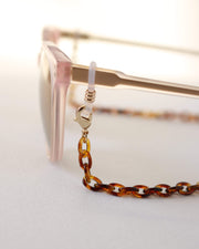 Lover's Tempo - Manhattan Convertible Glasses/Mask Chain Tortoise