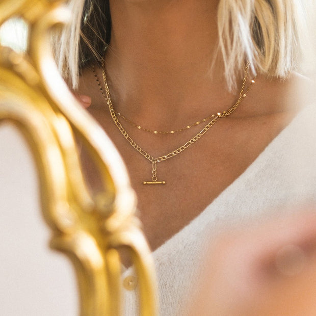 Leah Alexandra - Shimmer Necklace 10k Gold