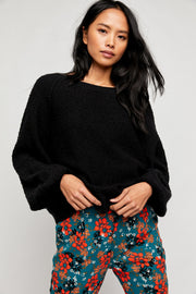 Free People - Found My Friend Pullover in Black