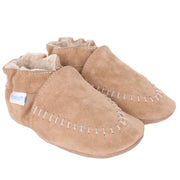 Robeez Soft Sole Moccasins - Taupe