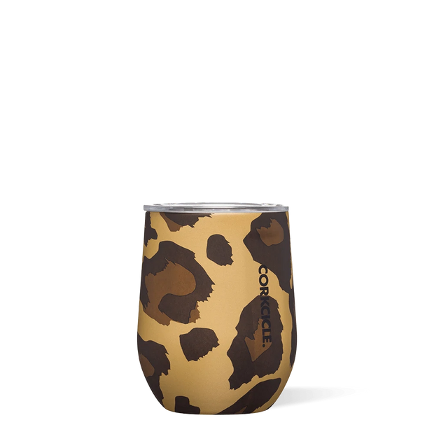 Corkcicle - Stemless 12oz Luxe Leopard