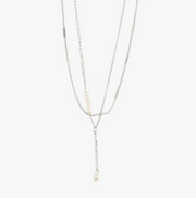 Pilgrim - Serenity Pearl and Flat Link 2-in-1 Necklace