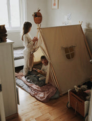 Kinderfeets - Indoor/Outdoor Play Tent Natural Cotton