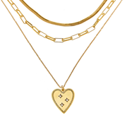 Foxy Originals All You Need Is Love Necklace in Gold