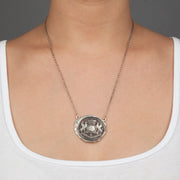 Pyrrha - Talisman While I Breathe I Hope 18" Sterling Silver Necklace
