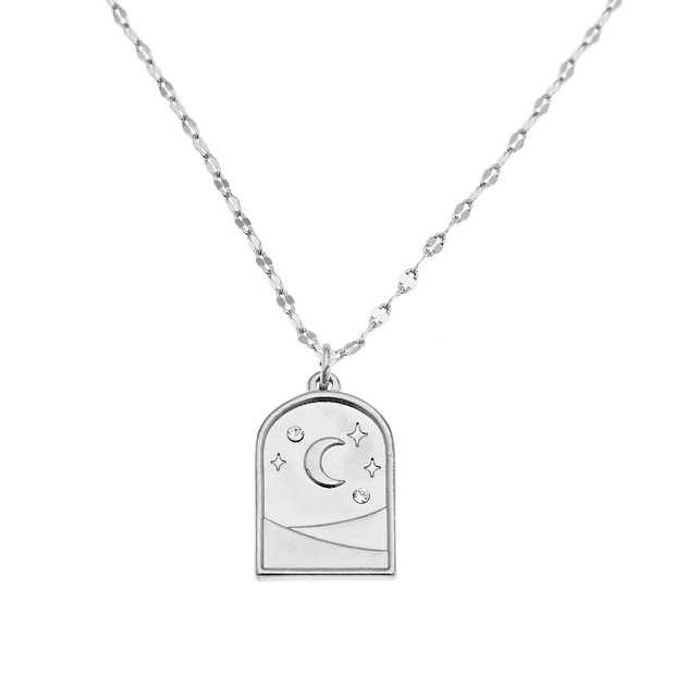 Foxy Originals Luna Necklace in Silver
