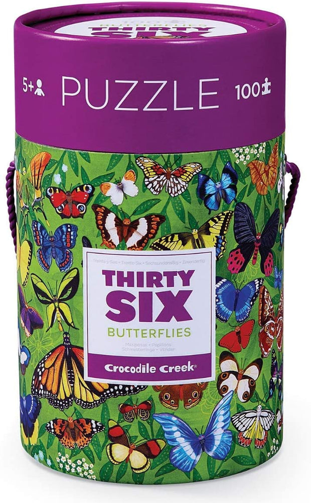 Crocodile Creek - 100 Piece Puzzle Butterflies