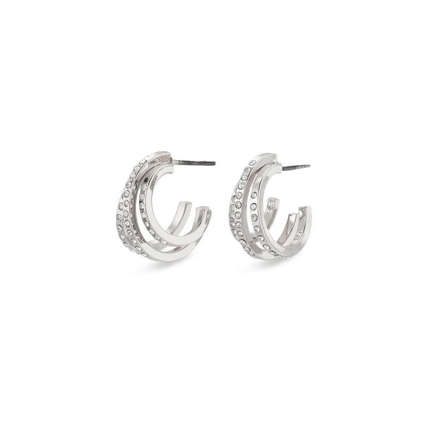 Pilgrim - Earrings Tammy Silver Plated Crystal