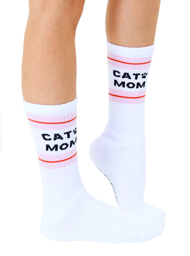Living Royal Classic Crew Sock - Cat Mom