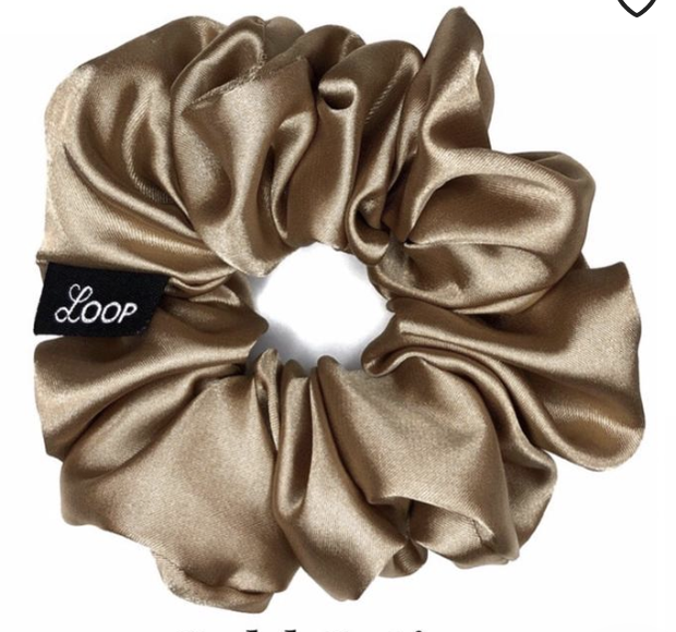 LOOP Scrunchie Classic Gold Satin