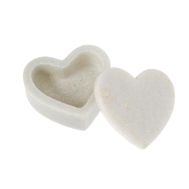 Indaba- Marble Heart Box Small